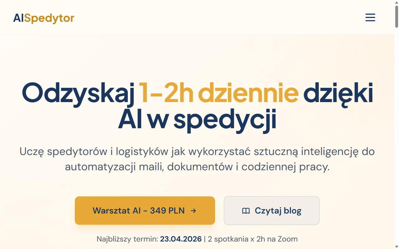 aispedytor.com - AI Hub for Freight Forwarding
